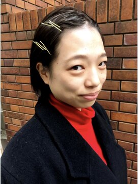 ウィーク 梅田(UiiC) シンプルボブのピンアレンジ 【 uiic umeda rira 】