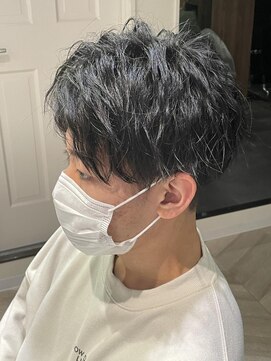 フィーリー ヘア デザイン 太田店(feAry) センターパート×マッシュで大人め