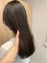 ローレンジウ(LOREN JU)&nbsp;透明感髪質改善ベージュダブルカラーミルクティーグレージュ