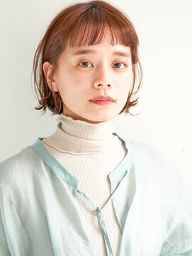 ジュール サウス 新宿南口(Joule South) 顔型別ヘアスタイル特集/マロンベージュ/Aラインボブ/新宿