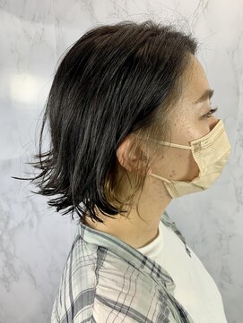 ビューティドレッセヤマノ 池袋パルコ(Beauty Dresse YAMANO) 【インナーカラー】インナーカラーの外ハネボブ