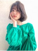 ［kate大宮］重めボブxアッシュブラウン