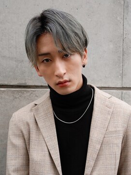 マセナ(Masena) ツーブロックセンターパート× アフターブルーブラック×Masena2