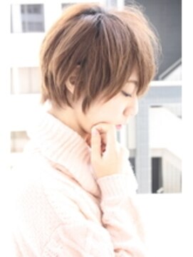 トゥーリ 藤崎店(tuuli) 大人ショートボブ、くすみカラー