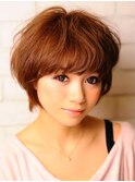 柔らかショートボブ