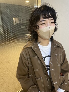 ヘアアンドスペース ベロン(hair&space velon) ウルフパーマ