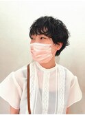 スタイリング簡単パーマショート