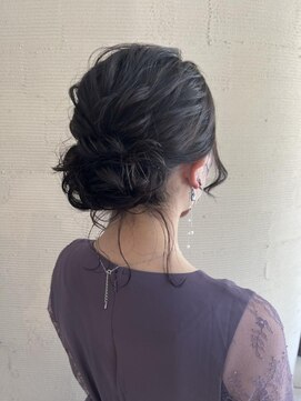リフレアンドケア ミチ 幸町店(refre&care MICHI) お呼ばれヘア　結婚式アップスタイル