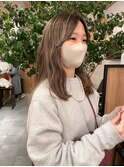 細めたっぷりハイライト*セミロング〔銀座/新橋/ハイライト〕