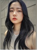 地毛風ブルーブラック