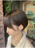 耳かけショートボブ