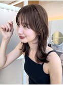 小顔ヘルシーレイヤースタイル透明感カラー【修】20代30代40代