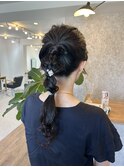 ヘアセット【ポニーテールヘアセット】
