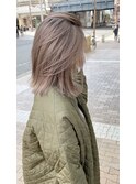 ボブ×ミルクティーグレージュ