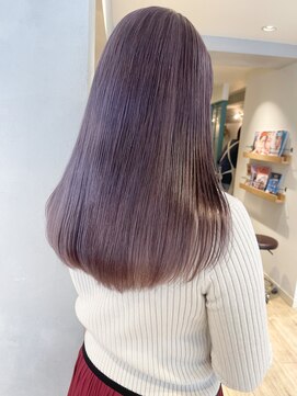 エミス バイ メルト 吉祥寺(emis by melt) 【堀惠】ラベンダーベージュロングブリーチカラー吉祥寺20代30代
