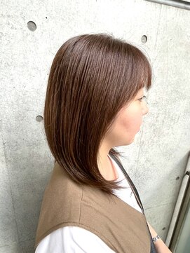 メロン 恵比寿(MERON) ナチュラルブラウン×大人レイヤー[20代30代40代50代][恵比寿]