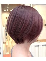 ジェムヘアスタジオ 湘南平塚南口店(Gem Hair Studio)&nbsp;ショートボブ×ピンクベージュ【Gem 神原】