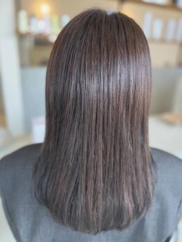 アンブル(AMBLE)の写真/【最高級カシミヤトリートメント/髪質改善】ずっと触っていたくなる、理想のうる艶やわらか髪へ♪