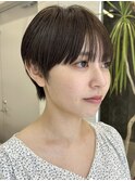 ショート/マッシュ/ハンサム/コンパクト/ミニボブ/かわいい/前髪
