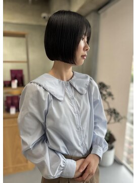 リル 住吉店(LiL) simple bob cut