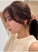 韓国レイヤー/ワインレッド/マロンベージュ/イメチェン/幡ヶ谷