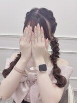 リルミー(Lilme) 編み込みおさげヘア*まゆ