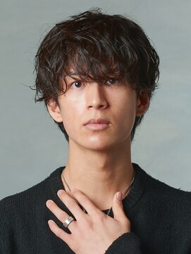 エルマーク 豊中(L-MARK) 波巻きスパイラル/シャドウパーマ/サーフカール/men's/メンズ