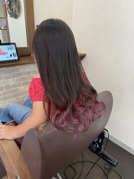 エモーション(Emotion) 裾カラー×ピンク