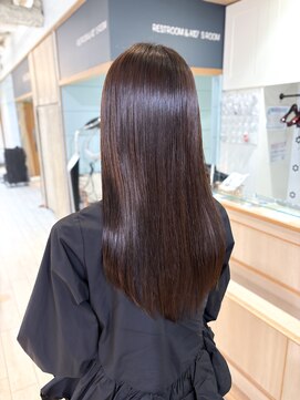 プラグ バイ ネオリーブ(plug by neolive) 暗めカラー×髪質改善[髪質改善/縮毛矯正/韓国]A