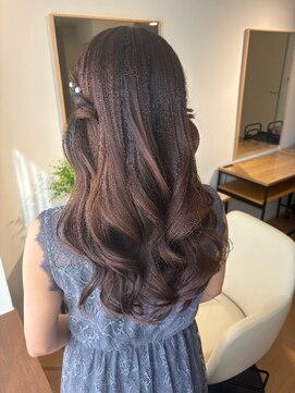 パーティーヘアセット（洋装） 列席やイベントに最適