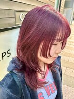 クラップス 横須賀中央店(CLAPS) 横須賀ロングレイヤーカットデザインカラーフルカラーブリーチ