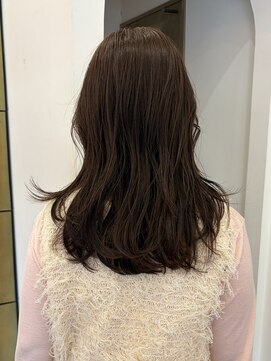 ヘアーアイスカルテット(HAIR ICI QUARTET) ブリーチなしカラー◎ピンクベージュ×韓国風レイヤー