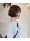 perm×bob cut