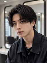 ジル バイ ジゼル 博多店(JILL by GiseL)&nbsp;men'sカット/センターパート/マッシュ/ニュアンスパーマ