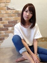 アドラーブル 長岡リップス旭岡店(adorable)&nbsp;ツヤ感×透明感★大人可愛いストレート