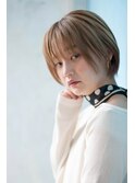 【ブロッサム朝霞台】小顔に見える耳かけ横顔丸みショートボブ