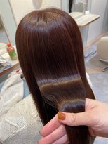 アンド ラ ブランシュ(&.La Blanche) 髪質改善大宮◎髪質改善トリートメント×ローズブラウンカラー