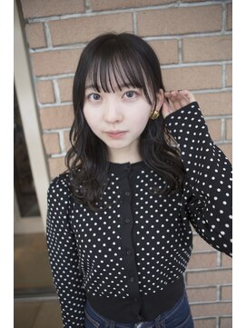 サロンドミルク 原宿(salon de MiLK) 【salon de MiLK 原宿】ブリーチなしWカラー×耳かけグレージュ