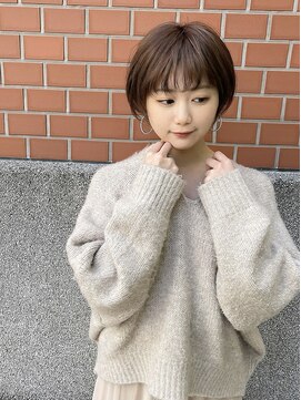 グランドライン(GRAND LINE) GRANDLINE ピンクブラウン春髪マッシュショート ベビーピンク