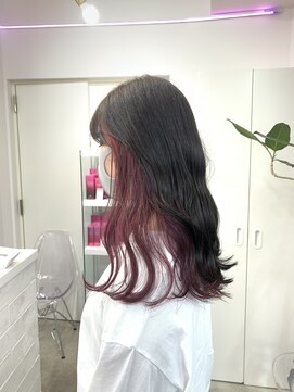 アディション 渋谷(ADITION) 【ADITION渋谷】ピンクインナーカラー