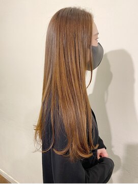 メイクス 表参道(MAKE'S omotesando) ナチュラルストレートツヤツヤロングヘア（イカリ　ジュンイチ）