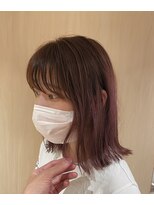 バッタ(Batta)&nbsp;[KENTA]切りっぱなしボブ×パープルカラー