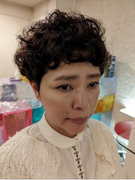 ピンク(PINK) カーリーショート