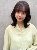 韓国風くびれレイヤースタイル ミディアム20代30代【MINX】