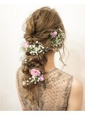 ＃ヘアセット＃ルーズセット＃巻き下ろし＃アップスタイル