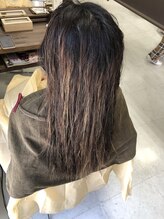 髪質改善メニューが人気です！ビフォー（施術前）