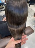 ツヤ髪　　ブラウンベージュ