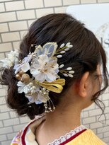 ルッソ チアロ(Lusso chiaro)&nbsp;☆着物ヘアアレンジ　アップスタイル☆/30代40代50代