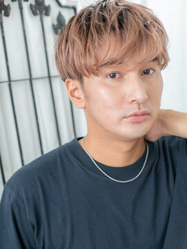 モッズヘアメン 札幌月寒店(mod's hair men) 無造作に決めるハイトーンバイカラーラウンドマッシュc札幌月寒