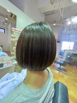 リンクフォーヘアー(Link for hair) 丸みが可愛いショートボブ